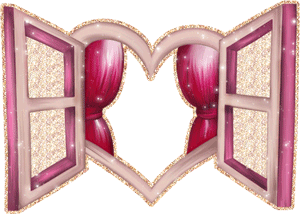 Gif animé ange fenètre